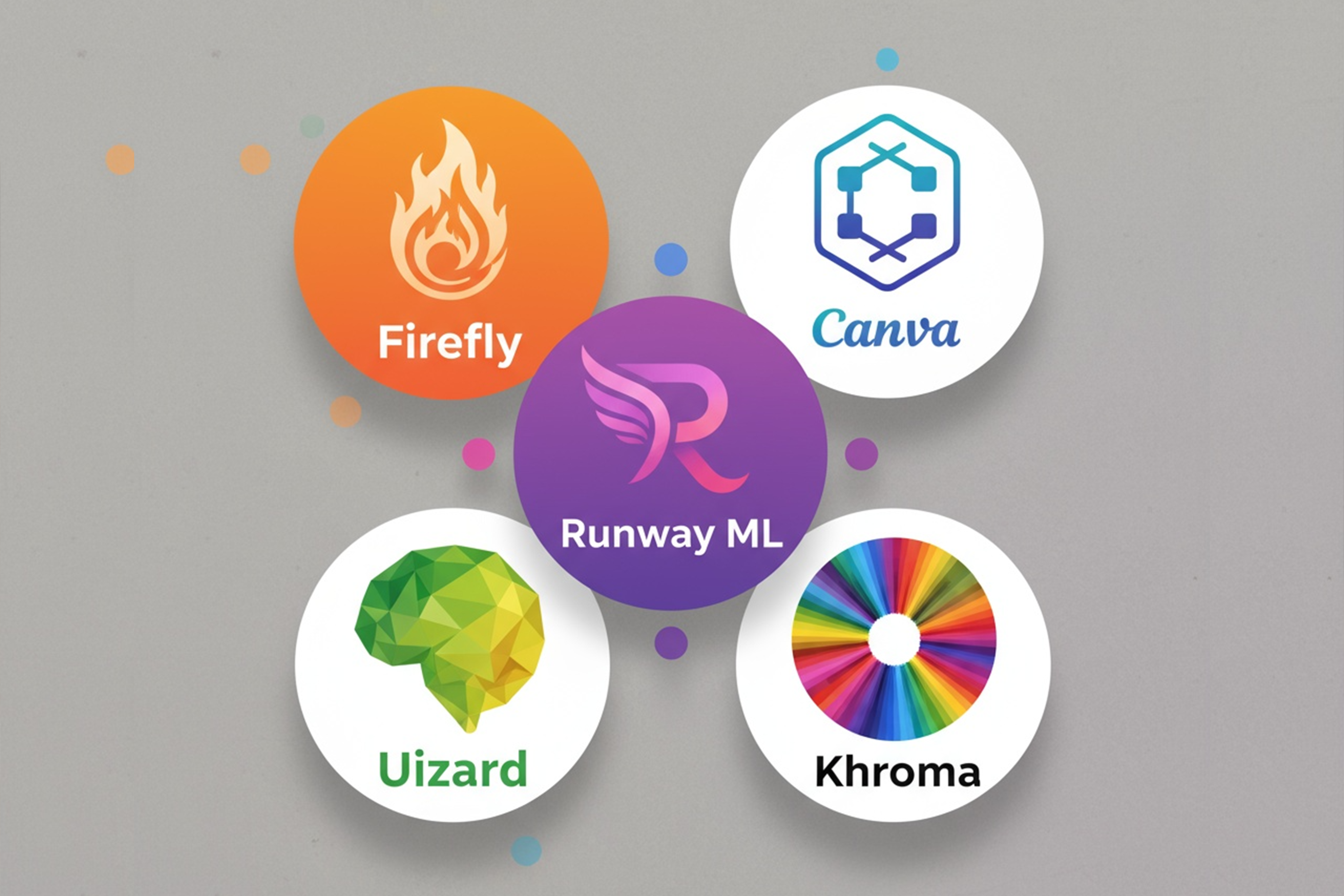 Collage of AI Tool Icons