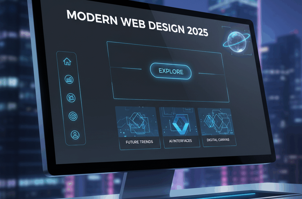 Top Modern Web Design Trends in 2025 & Beyond